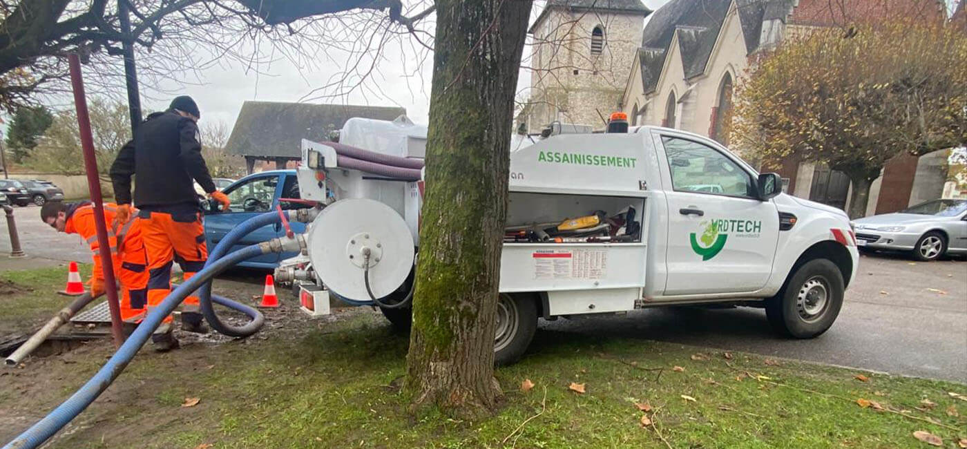 Camion de pompage d’Assainissement VRD TECH