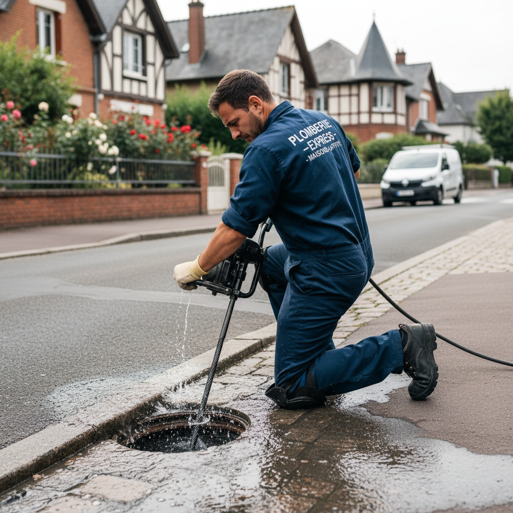 Débouchage de canalisation à Maisons-Laffitte : intervention rapide et professionnelle