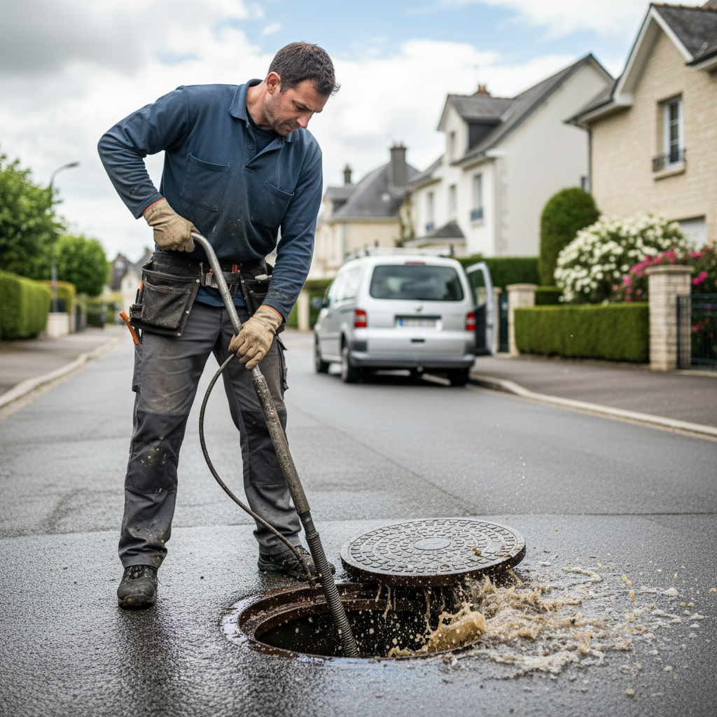 Débouchage de canalisation à Verneuil-sur-Seine : intervention rapide et professionnelle
