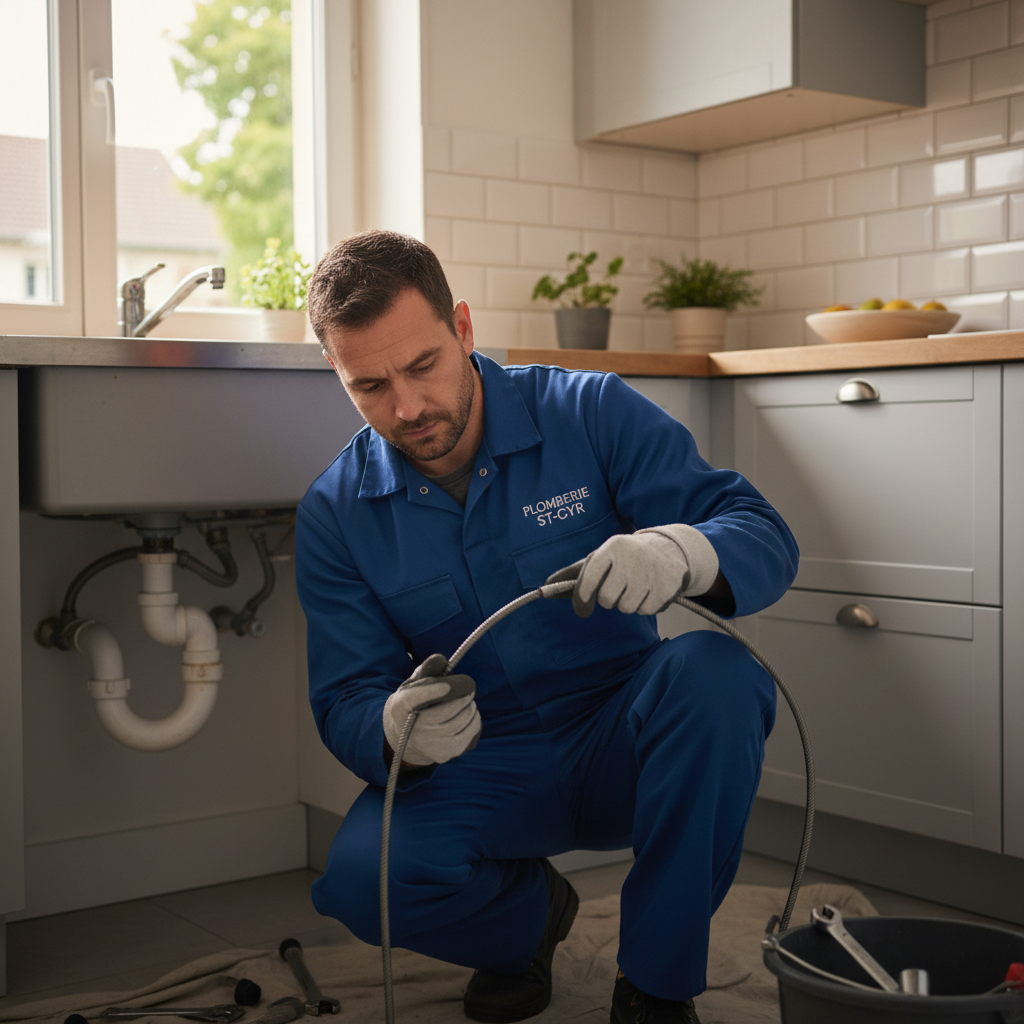 Débouchage de canalisation à Saint-Cyr-l'École : intervention rapide et professionnelle