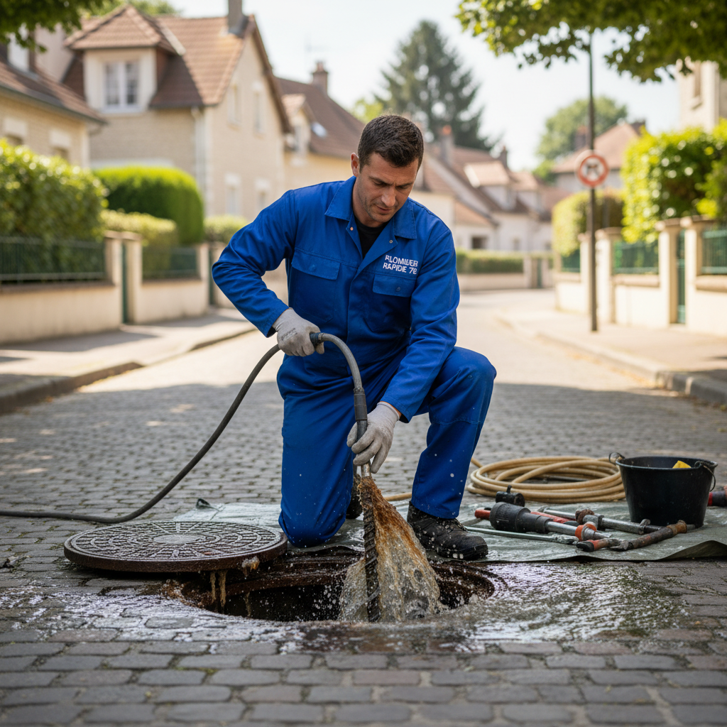 Débouchage de canalisation à Bonnières-sur-Seine : intervention rapide et professionnelle