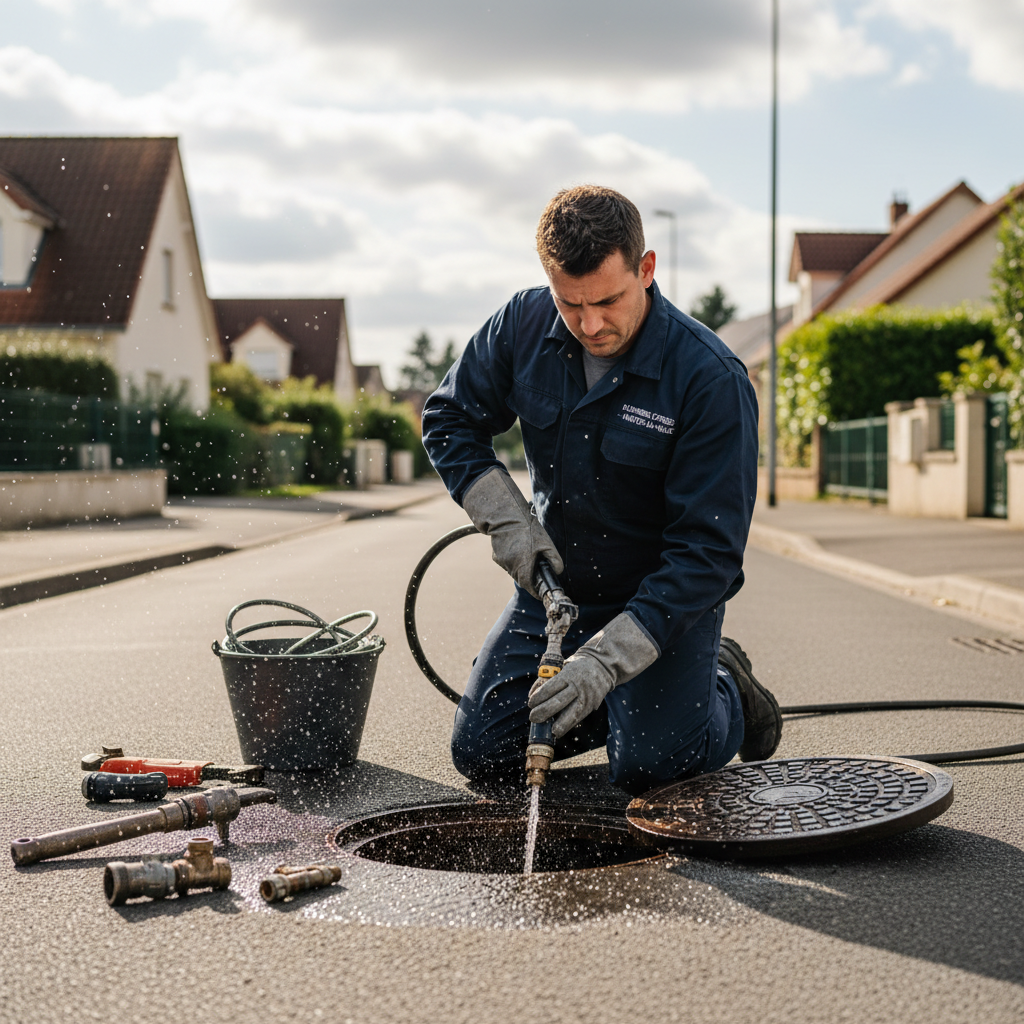 Débouchage de canalisation à Mantes-la-Ville : intervention rapide et professionnelle