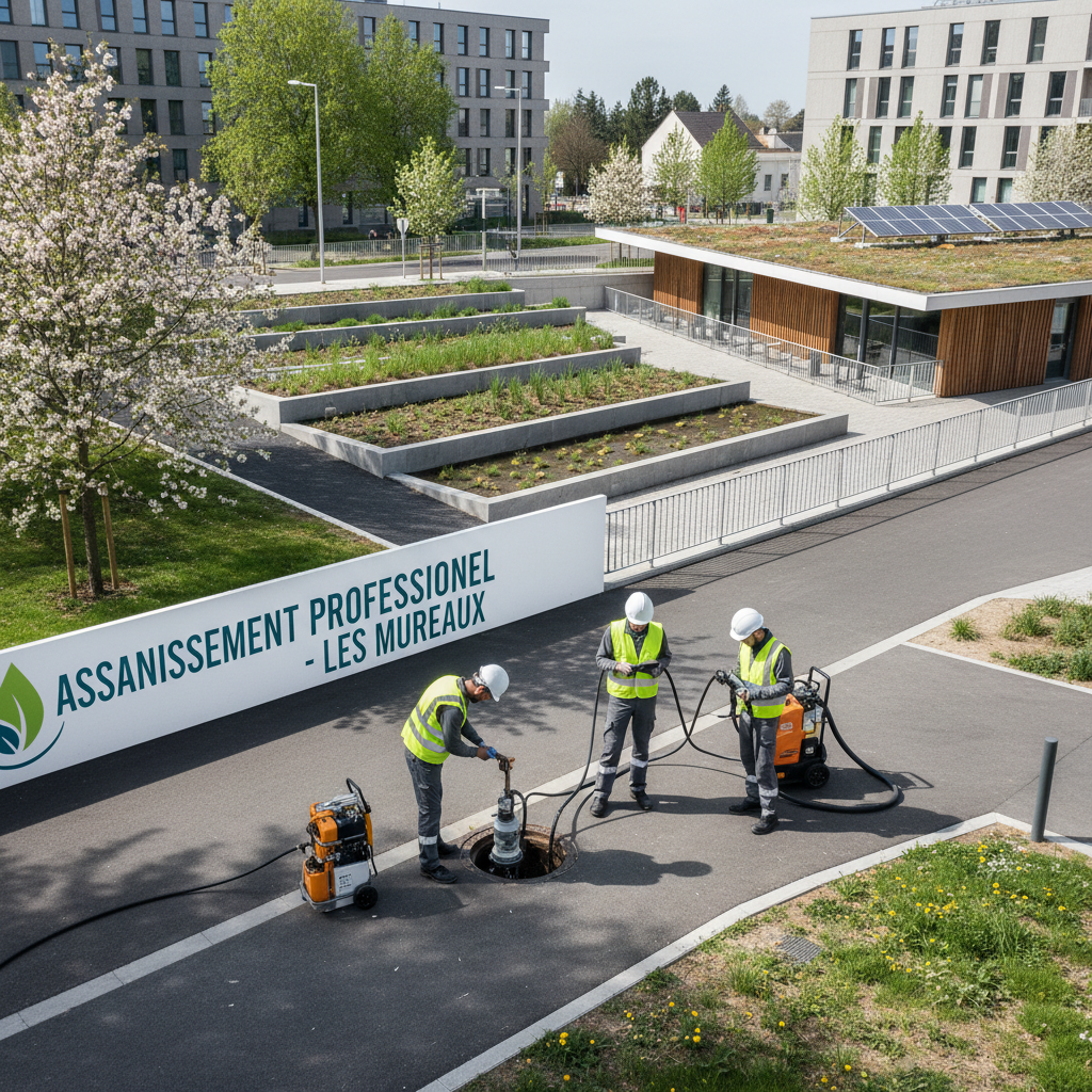 Assainissement à Les Mureaux : Services Professionnels et Solutions Durables