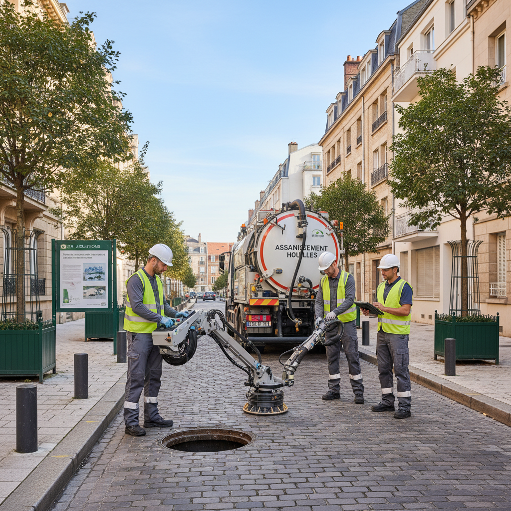 Assainissement à Houilles : Services professionnels et solutions adaptées