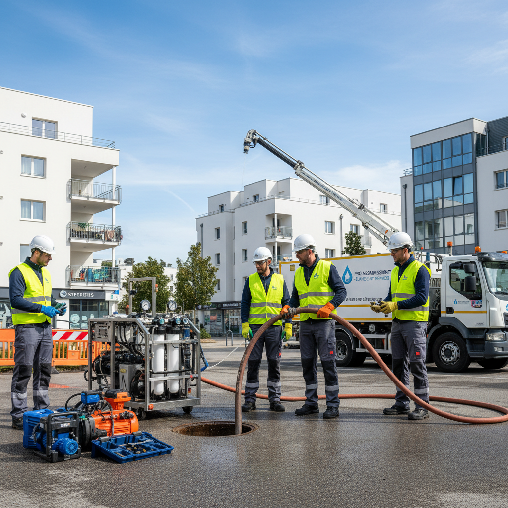 Assainissement à Élancourt : Services professionnels pour particuliers et entreprises