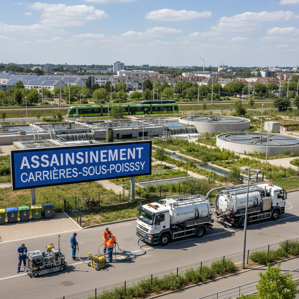 Assainissement à Carrières-sous-Poissy : Solutions Complètes et Durables