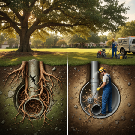 Racines canalisation : comment protéger votre réseau d'assainissement